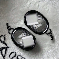 2 Pack Transparent Mini Zipper Storage Pouch Travel Bag Organizer Keychain Clip