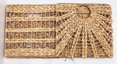 Ikea LUSTIGKURRE Basket, natural water hyacinth/seagrass, 12 ½x13x12 ½ ” – NEW