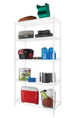 Hyper Tough 5-Tier Wire Storage Shelves, 36″ W x 16″ D x 72″ H, 1750 lb Load