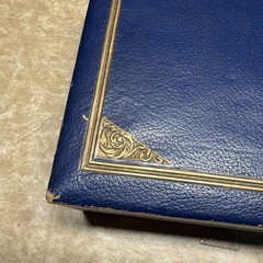 Vintage or Antique Dieu Et Mon Droit Faux Leather Box 17 x 11 x 6