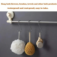10pcs Stainless Steel S Hooks Multi-Purpose Hanging Storage Hooks – NEW
