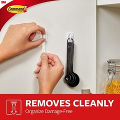 Command 17006 Mini White Strips Hook, 1 inch, 6 Count