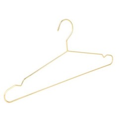 30Pack Metal Gold Wire Clothes Hangers, Coat Hanger, Standard Suit Hangers 17.7″