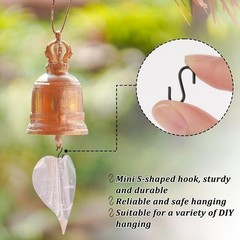 100 Pcs Small S Hooks – 1/2 Inch Mini S Shaped Hooks for DIY Crafts, Hanging …