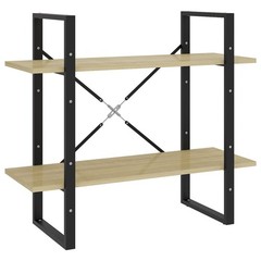 Bookshelf Book Cabinet Shelving Unit for Living Room Engineered Wood vidaXL