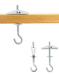 Ceiling Hooks, 12 Packs 3-9/16″ Spring Toggle Wing Bolts Wall Fixing Heavy Du…