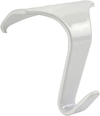Molding Hooks White Contemporary/Heavy Duty for Picture Rails 10 Pack