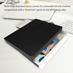 Lineco Museum Storage Box, Archival Quality Acid-Free Buffered Drop Front Design