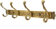 Rust-Resistant Antique Brass Coat Hooks – Stylish Wall Rack for Coats and Towels