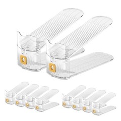 Shoe Slots Organizers 10Pack Shoe Stacker Adjustable Space Saver 50% Shoe Rack