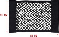 Universal Mesh Cargo Net Wall Sticker Organizer Pouch Bag Storage Mesh Net fo…