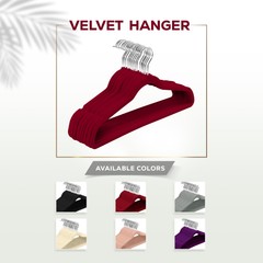 Utopia Home Velvet Hangers Clothes Heavy Duty Non Slip Hangers (30 & 50 Pack)