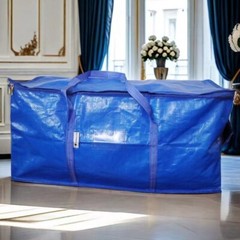 4 Pack extra large moving bags with handles &backpack straps for Packing &moving