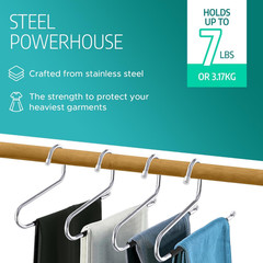 Pants Hangers for Men- 15 Metal Pant Hangers Non Slip Open Ended Trouser Hanger