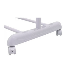 Mainstays Adjustable Metal Rolling Garment Clothes Rack, Chrome & White……
