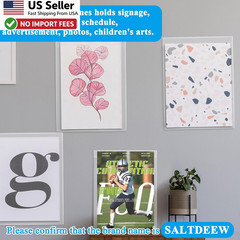 Feifeiya 80 Pcs Magazine Protectors Clear Plastic Sleeves 9.25×11.42 Inch USA