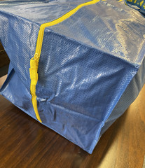 Ikea Storage Bag, Laundry – Blue — SET of 3 NEW! Free shipping