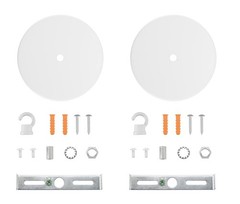 21510-22, Contemporary Chandelier & Light Fixture Canopy Kit w/Collar Hook, M…