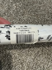 Contact Quick Cover Toile Black 18″ x 1.5 Yards Washable 2 Rolls USA