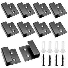 10 Pcs Tile Display Wall Hanger, Stainless Steel Wall Mount Brackets Hook, Heavy