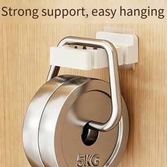 Wall Mounted Racket Rack Plastic Hanging Hook for Garage Gym Workouts Enduring