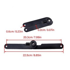 125mm Foldable Iron Hinges with Locking Mechanism for Jewelry Boxes Cupboards