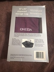 4 Oneida Silver Storage Zip Bags Tarnish Proof Silver Keeper 3 Sizes READ