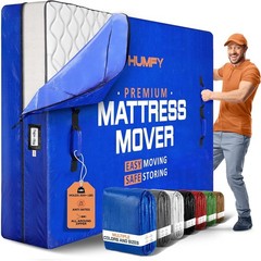 Mattress Bags For Moving With 8 Handles – Queen Mattress Moving Bag – Tear-Pr…