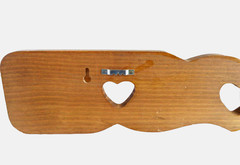 Rustic Solid Oak Wood 4-Peg Hook Coat/Jacket Rack Hanger Wall Mt Panel 24″ Long