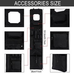 Police Style Hanging Locker Organizer 52 x 11 Inches Hanging Closet Shelf Wat…
