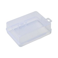 10pcs Small Clear Plastic Rectangular Storage Box Jewelry Beads Container Case