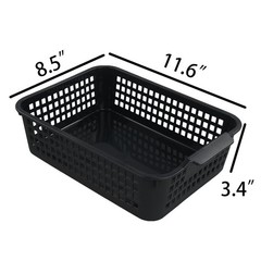 6 PCS Plastic Desktop Storage Trays Baskets Organization