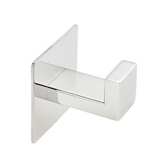 2pcs Polished Chrome Towel Robe Hook Door Hanger Hanging Self-adhesive 54x48mm