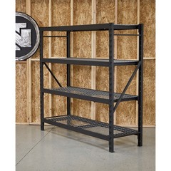 Ironton 4-Tier Storage Shelving, 77in.W x 72in.H x 24in.D