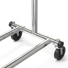 Heavy Duty Clothing Garment Rack, Holds Up to 150 lbs, 42 to 67 Inches Extend…