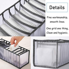 Organizer Box Foldable Drawer Divider Closet Storage For Underwear Bra Socks US