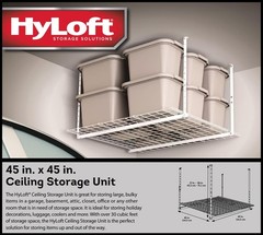 Overhead adjustable Garage Storage Rack,Heavy Duty Steel Garage Storage Syste…