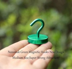 130LB Heavy Duty Magnetic Hooks Strong Neodymium Magnet Hanger for Kitchen Cruis