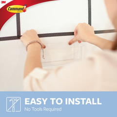 Large Wall Mount Caddy with Adhesive Strips Storage Organizer