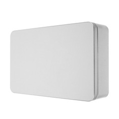 Wedding Party Favor Box Rectangular Cookie Tins with Lids Metal Boxes