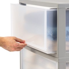 Stackable Modular Plastic Storage Bins Ideal Closet Garage Organization New