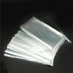 100 Pack Dollar Bill Holder Clear Sideload Currency Sleeves + Storage Case