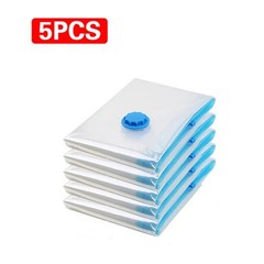 5/10 Pack Vacuum Storage Bags Space Saver Garment Seal Clothes Compression Bag