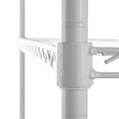 Hyper Tough 5-Tier Wire Storage Shelves, 36″ W x 16″ D x 72″ H, 1750 lb Load
