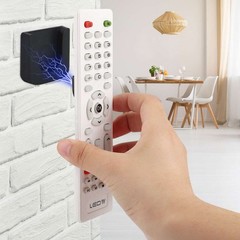 2in1 Set Remote Control Holder for Wall Magnetic Self-Adhesive Remote Organizer