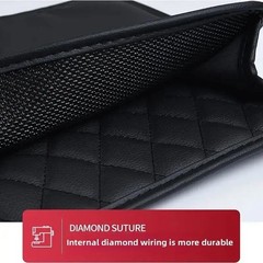 PU Leather Car Seat Organizer Storage Bag Universal Auto Backseat Pocket