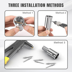 Metal Threaded Tip Repair Kit,Broom Handle Threaded End,Palo Para Trapeador,Broo