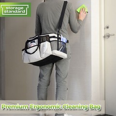 Cleaning Caddy Organizer with Handle for House & Bathroom Cleaning Supplies