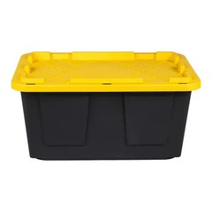 Greenmade 27 Gallon Storage Bin Tote with Lid Heavy Duty 8-Pack
