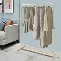Gold Clothes Rack Metal Freestanding Garment Rack Clothes Display Stand 59 in